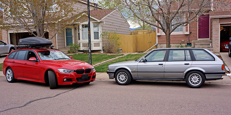 BMW E30 Touring vs. F31 Touring