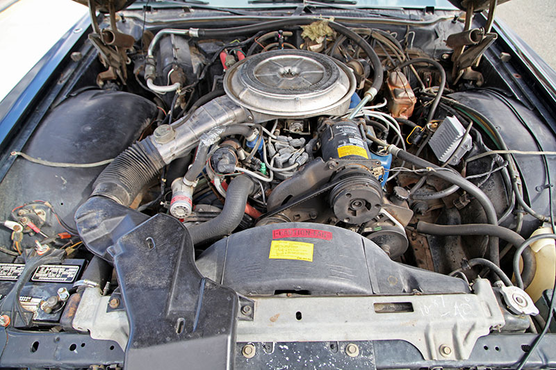 1979 Lincoln Continental Mark V engine photo