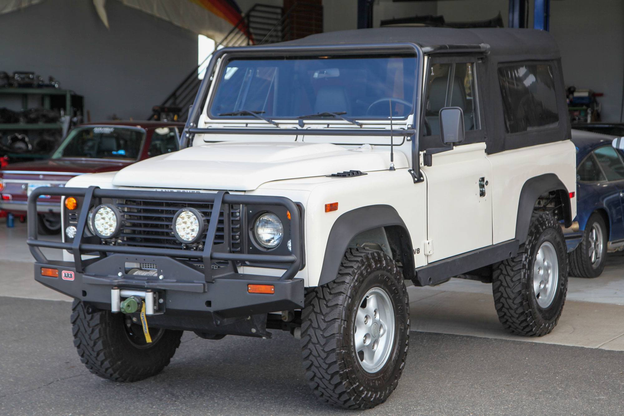 Exterior photo of 1997 LRC Customs LS3-Powered Land Rover Defender 90 NAS